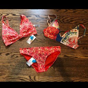 Johnny Was Ojai Bikini Tops + Hipster Bottom